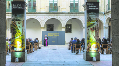 Acto de reapertura celebrado en el Palacio Episcopal de Segovia